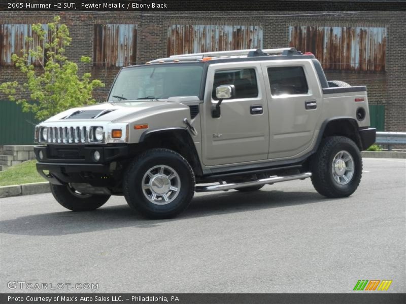 Pewter Metallic / Ebony Black 2005 Hummer H2 SUT