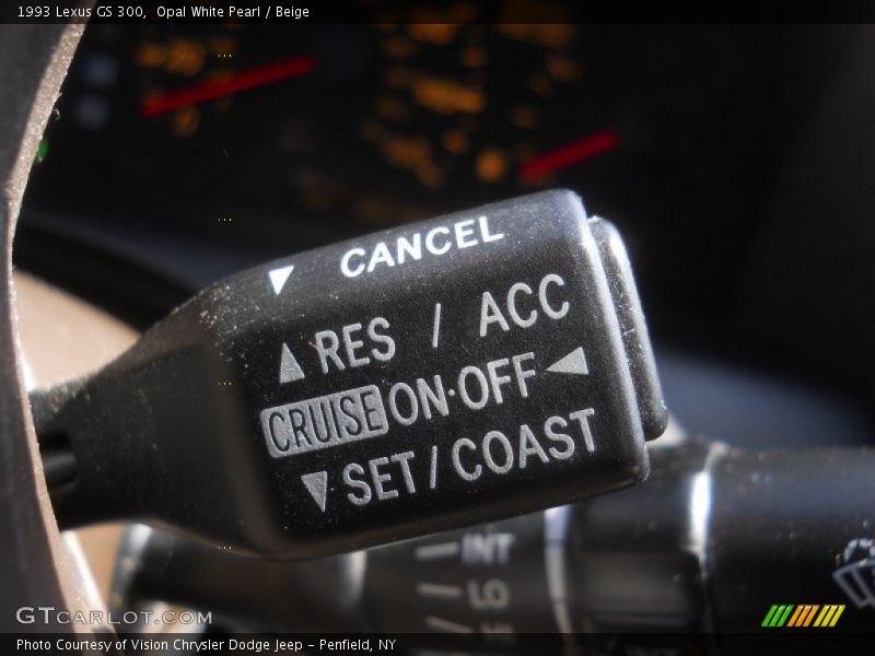 Opal White Pearl / Beige 1993 Lexus GS 300
