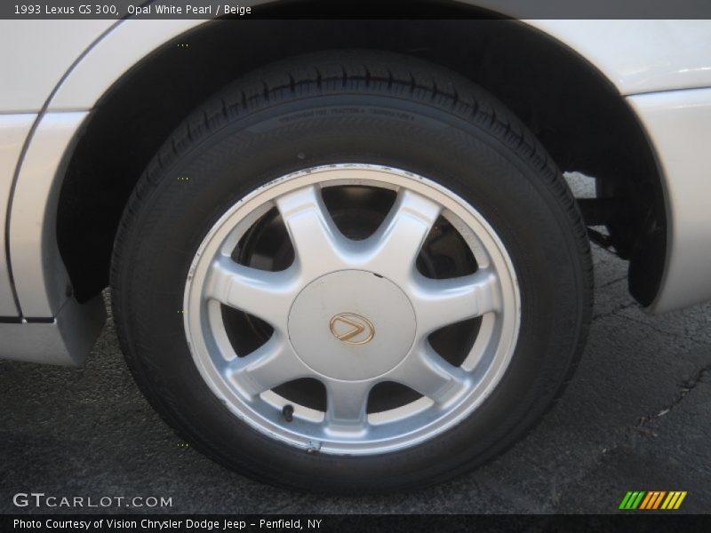 Opal White Pearl / Beige 1993 Lexus GS 300