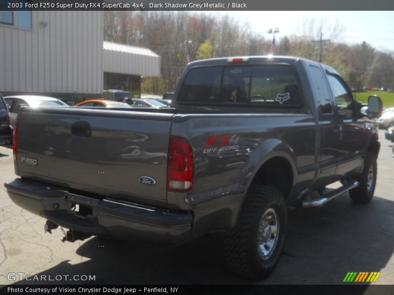 Dark Shadow Grey Metallic / Black 2003 Ford F250 Super Duty FX4 SuperCab 4x4