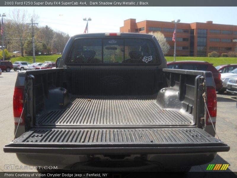 Dark Shadow Grey Metallic / Black 2003 Ford F250 Super Duty FX4 SuperCab 4x4