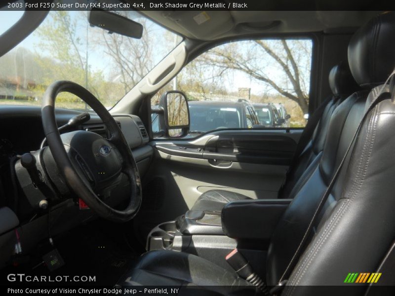 Dark Shadow Grey Metallic / Black 2003 Ford F250 Super Duty FX4 SuperCab 4x4