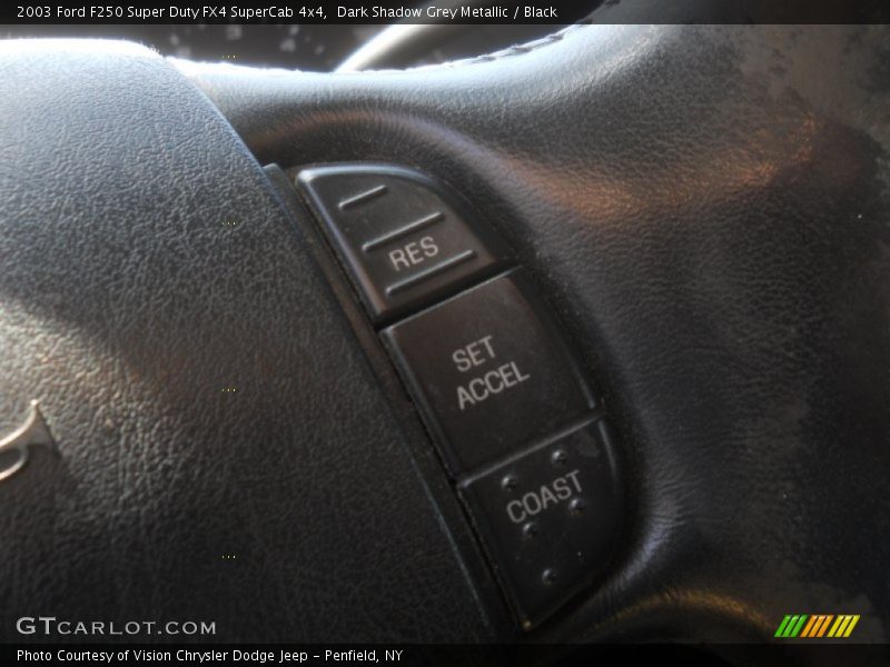 Dark Shadow Grey Metallic / Black 2003 Ford F250 Super Duty FX4 SuperCab 4x4