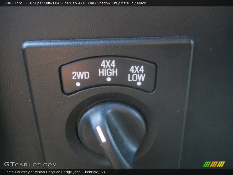 Dark Shadow Grey Metallic / Black 2003 Ford F250 Super Duty FX4 SuperCab 4x4