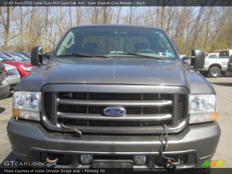 Dark Shadow Grey Metallic / Black 2003 Ford F250 Super Duty FX4 SuperCab 4x4