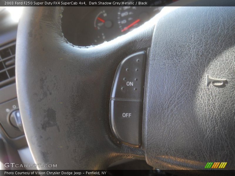 Dark Shadow Grey Metallic / Black 2003 Ford F250 Super Duty FX4 SuperCab 4x4