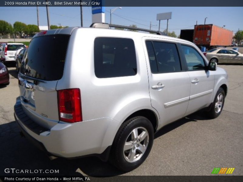 Billet Silver Metallic / Gray 2009 Honda Pilot EX 4WD