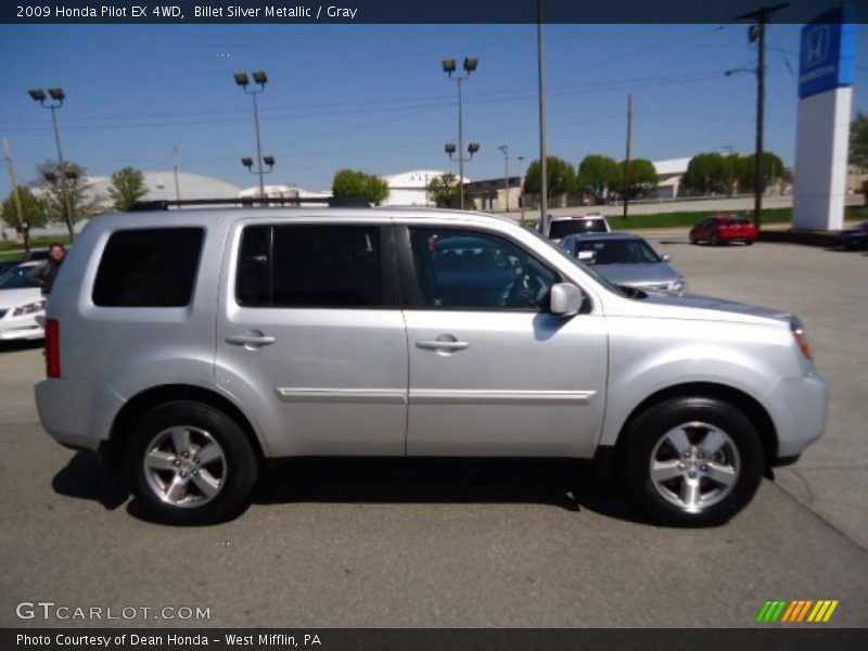Billet Silver Metallic / Gray 2009 Honda Pilot EX 4WD