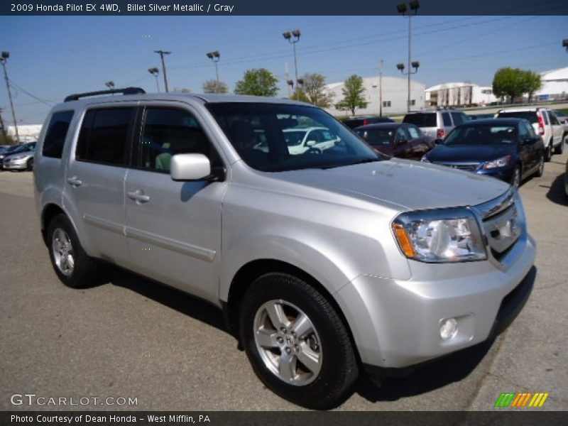 Billet Silver Metallic / Gray 2009 Honda Pilot EX 4WD