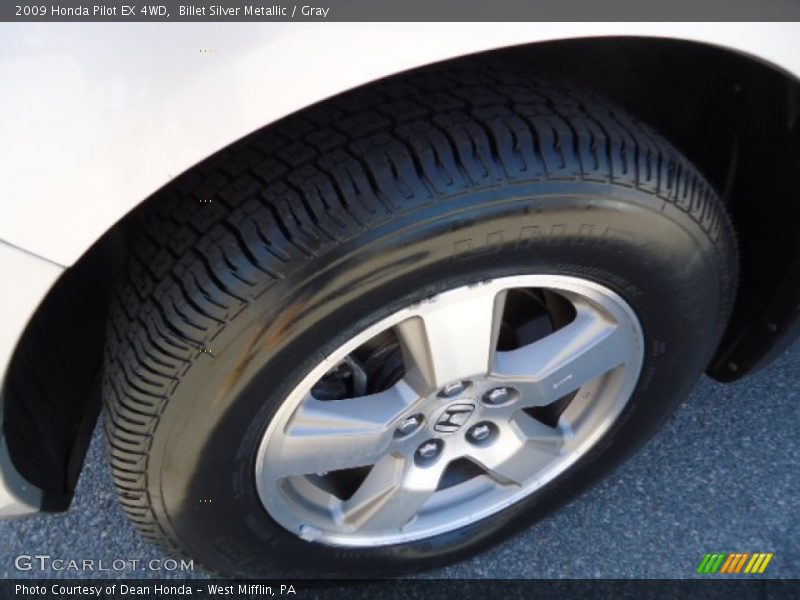Billet Silver Metallic / Gray 2009 Honda Pilot EX 4WD