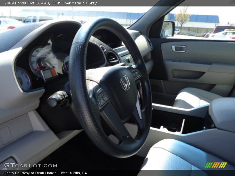 Billet Silver Metallic / Gray 2009 Honda Pilot EX 4WD