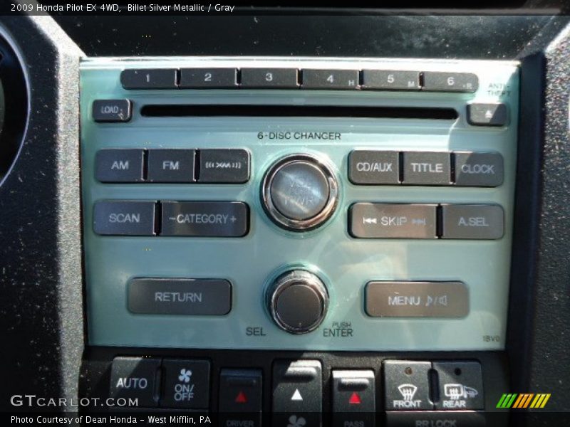 Billet Silver Metallic / Gray 2009 Honda Pilot EX 4WD