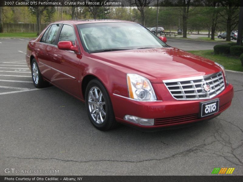 Crystal Red Tintcoat / Cashmere 2007 Cadillac DTS Performance