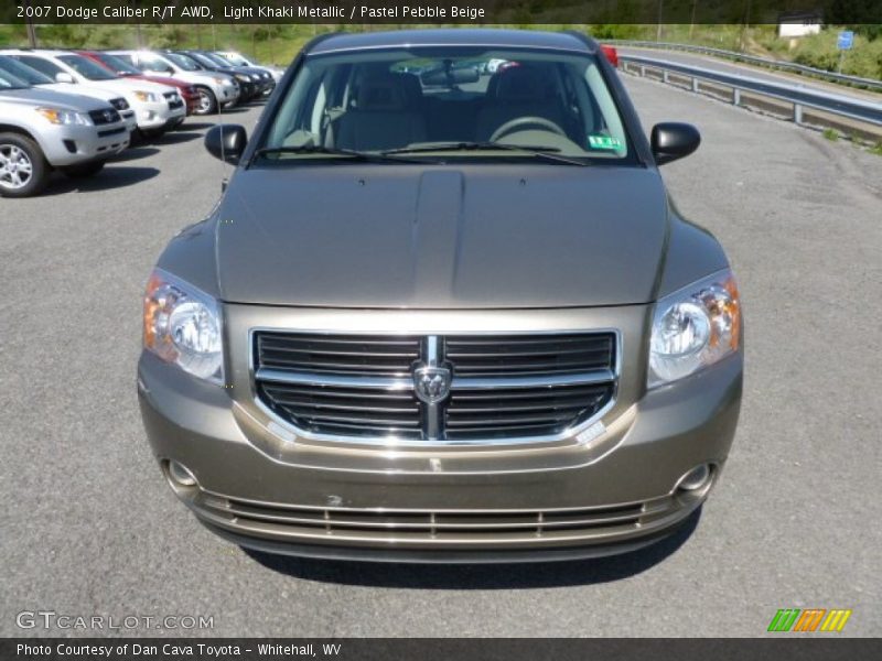 Light Khaki Metallic / Pastel Pebble Beige 2007 Dodge Caliber R/T AWD