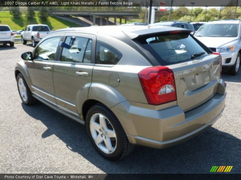 Light Khaki Metallic / Pastel Pebble Beige 2007 Dodge Caliber R/T AWD