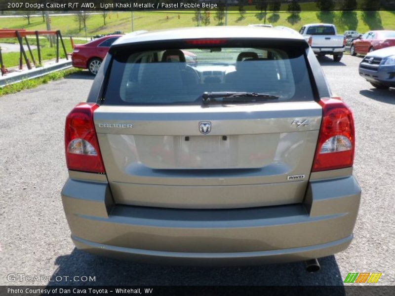 Light Khaki Metallic / Pastel Pebble Beige 2007 Dodge Caliber R/T AWD