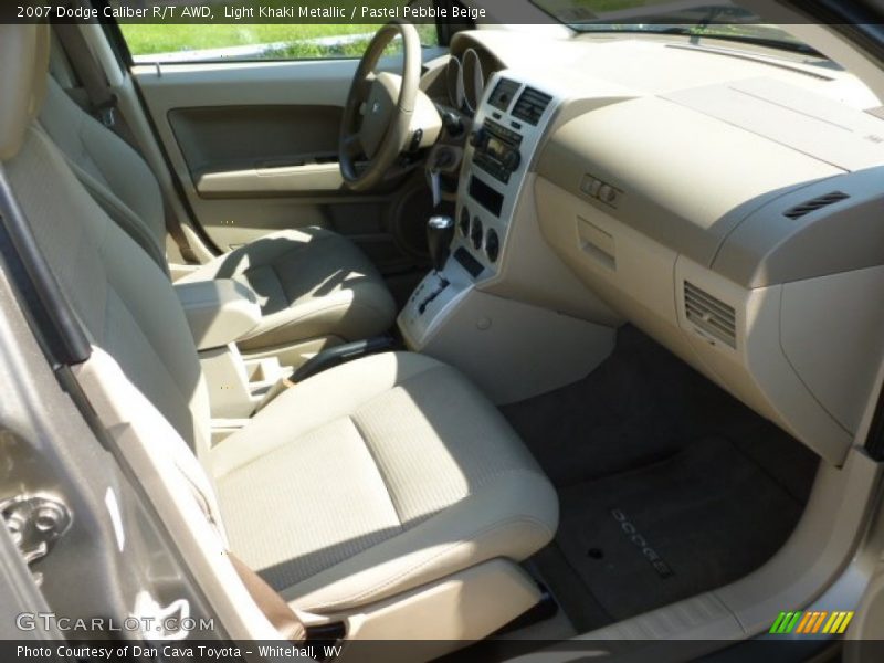 Light Khaki Metallic / Pastel Pebble Beige 2007 Dodge Caliber R/T AWD