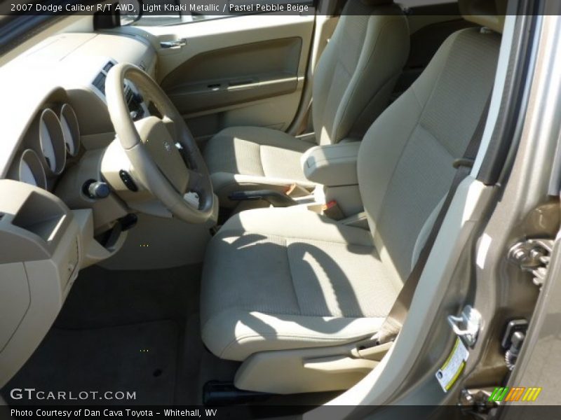 Light Khaki Metallic / Pastel Pebble Beige 2007 Dodge Caliber R/T AWD