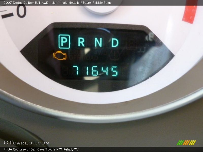 Light Khaki Metallic / Pastel Pebble Beige 2007 Dodge Caliber R/T AWD