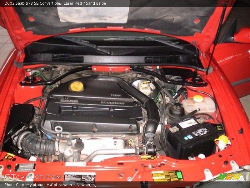 Laser Red / Sand Beige 2003 Saab 9-3 SE Convertible