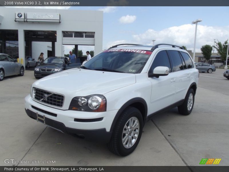 Ice White / Sandstone 2008 Volvo XC90 3.2