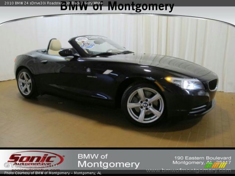 Jet Black / Ivory White 2010 BMW Z4 sDrive30i Roadster