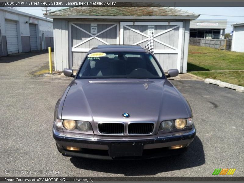 Sahara Beige Metallic / Grey 2000 BMW 7 Series 740iL Sedan
