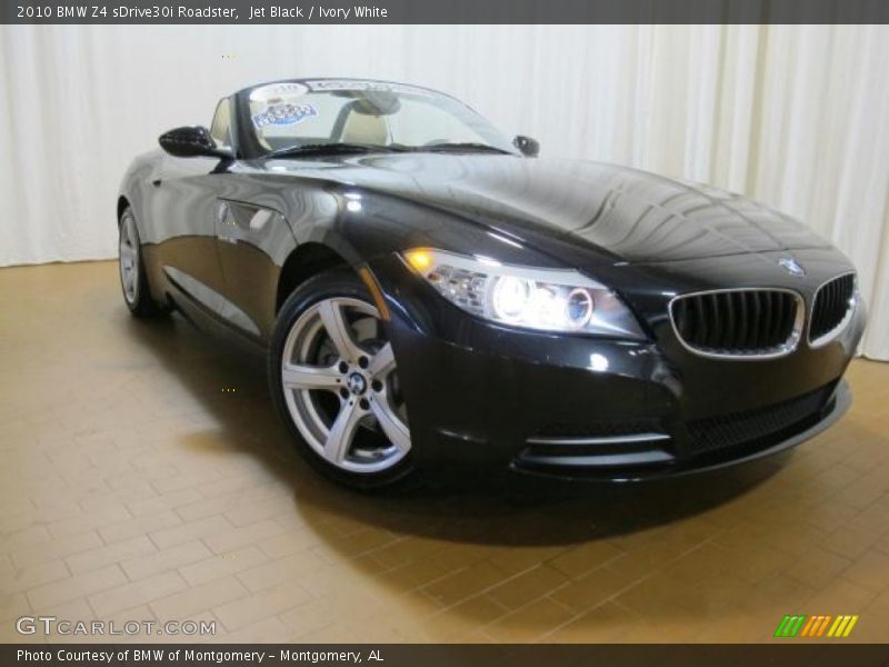 Jet Black / Ivory White 2010 BMW Z4 sDrive30i Roadster