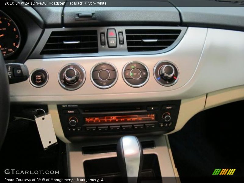 Controls of 2010 Z4 sDrive30i Roadster