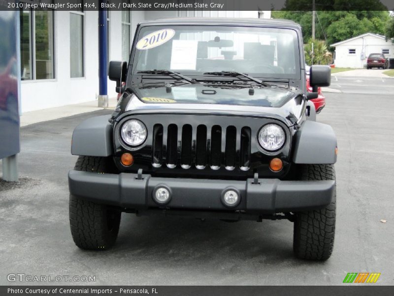 Black / Dark Slate Gray/Medium Slate Gray 2010 Jeep Wrangler Sport 4x4