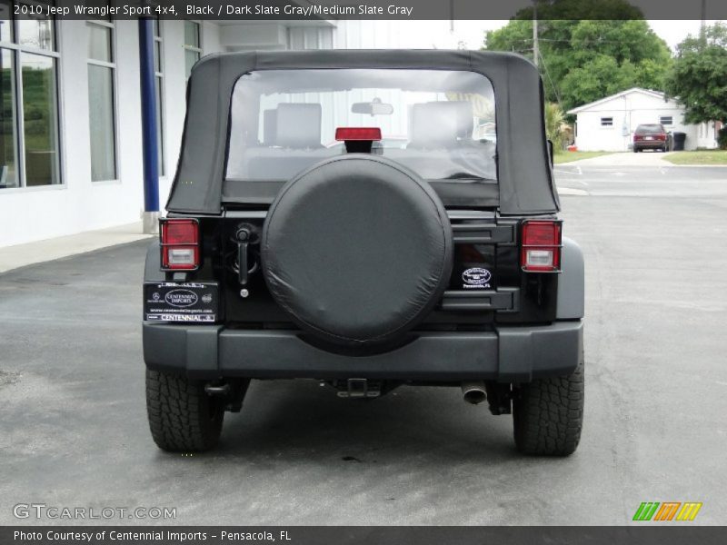 Black / Dark Slate Gray/Medium Slate Gray 2010 Jeep Wrangler Sport 4x4
