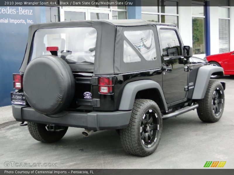 Black / Dark Slate Gray/Medium Slate Gray 2010 Jeep Wrangler Sport 4x4
