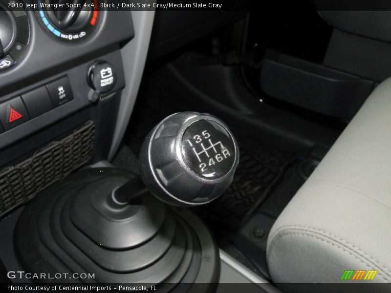 Black / Dark Slate Gray/Medium Slate Gray 2010 Jeep Wrangler Sport 4x4