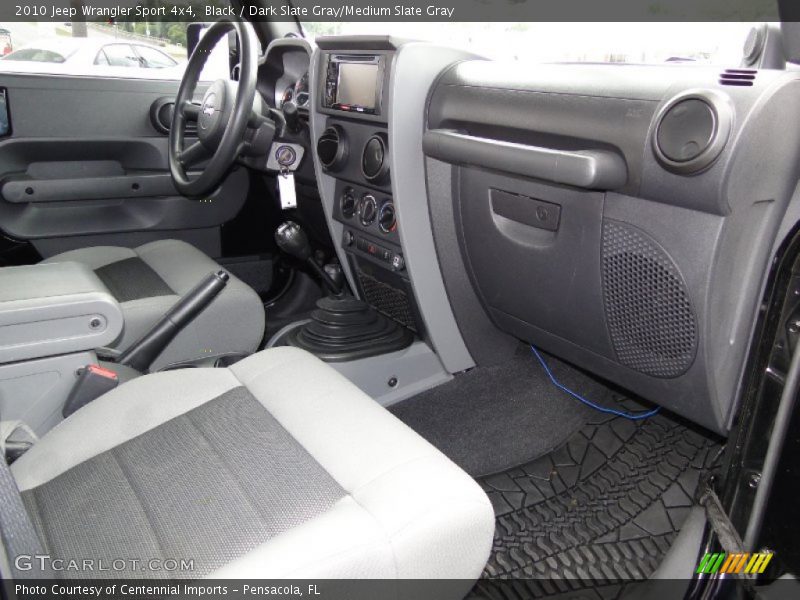Black / Dark Slate Gray/Medium Slate Gray 2010 Jeep Wrangler Sport 4x4