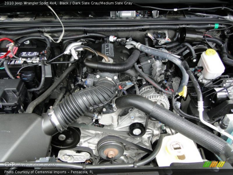 Black / Dark Slate Gray/Medium Slate Gray 2010 Jeep Wrangler Sport 4x4