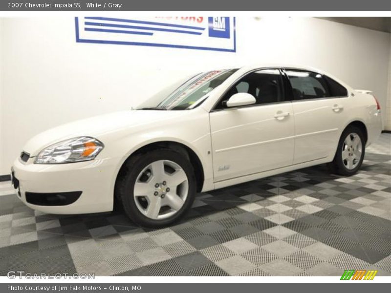 White / Gray 2007 Chevrolet Impala SS
