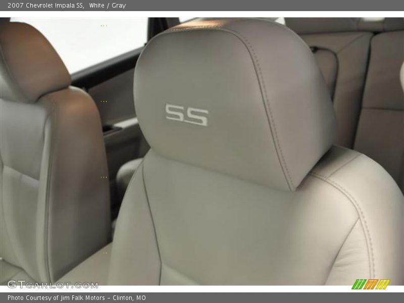 White / Gray 2007 Chevrolet Impala SS