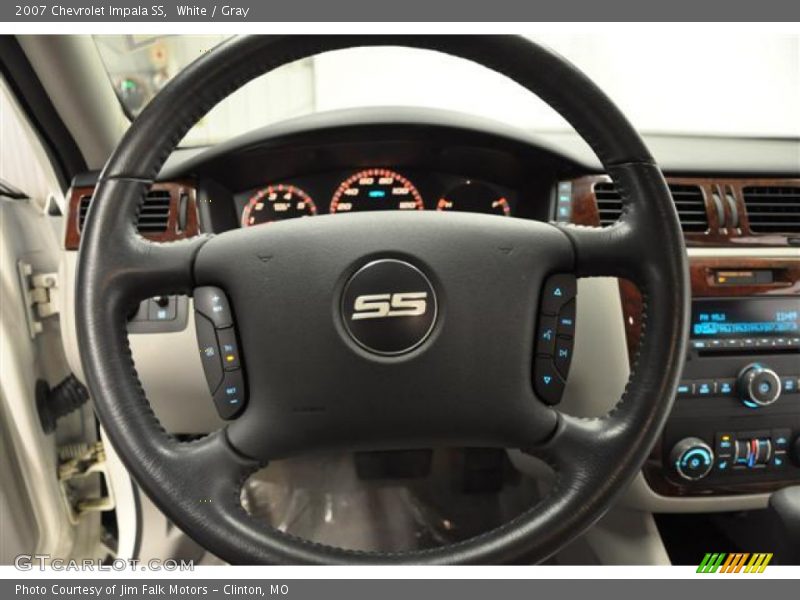 White / Gray 2007 Chevrolet Impala SS