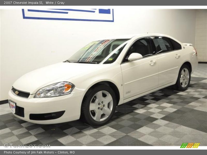 White / Gray 2007 Chevrolet Impala SS