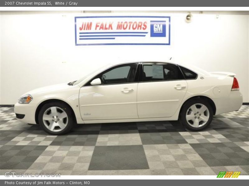 White / Gray 2007 Chevrolet Impala SS