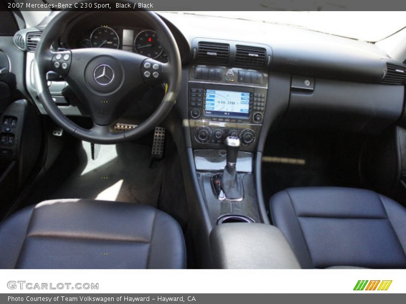 Black / Black 2007 Mercedes-Benz C 230 Sport