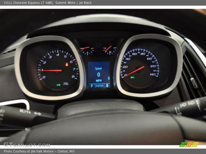 Summit White / Jet Black 2011 Chevrolet Equinox LT AWD