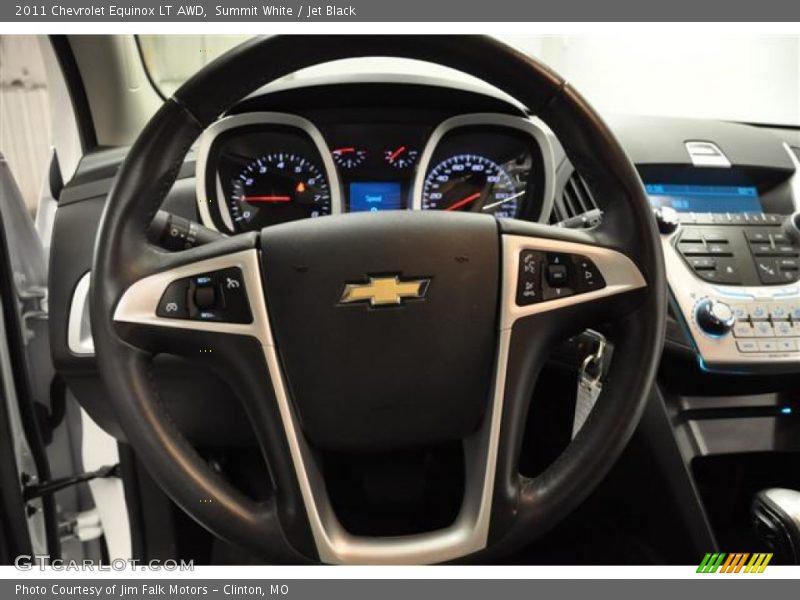 Summit White / Jet Black 2011 Chevrolet Equinox LT AWD