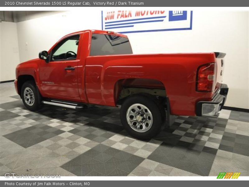 Victory Red / Dark Titanium 2010 Chevrolet Silverado 1500 LS Regular Cab