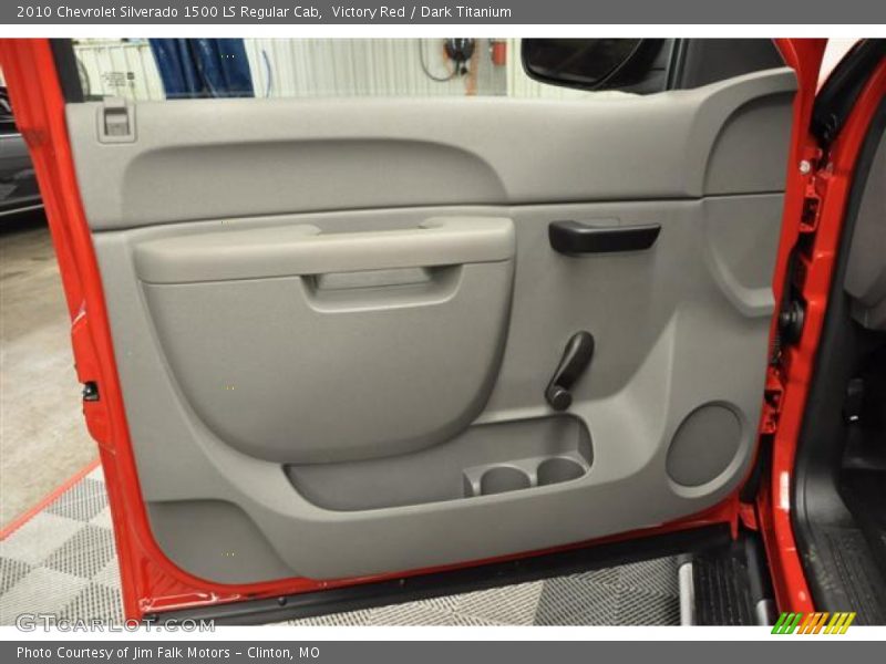 Victory Red / Dark Titanium 2010 Chevrolet Silverado 1500 LS Regular Cab