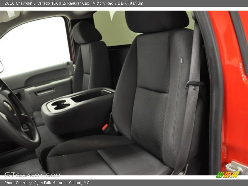 Victory Red / Dark Titanium 2010 Chevrolet Silverado 1500 LS Regular Cab