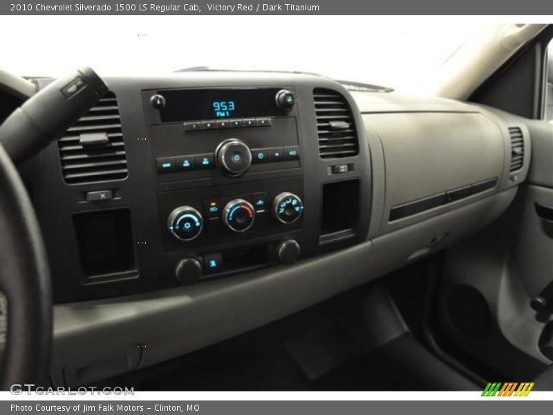 Victory Red / Dark Titanium 2010 Chevrolet Silverado 1500 LS Regular Cab
