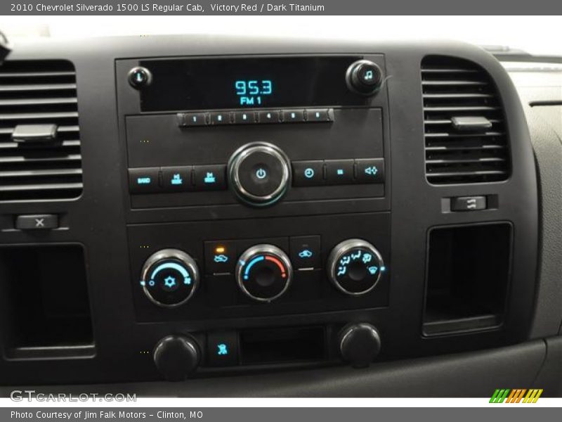 Victory Red / Dark Titanium 2010 Chevrolet Silverado 1500 LS Regular Cab