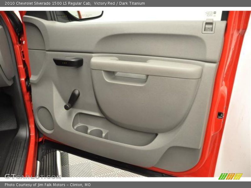 Victory Red / Dark Titanium 2010 Chevrolet Silverado 1500 LS Regular Cab
