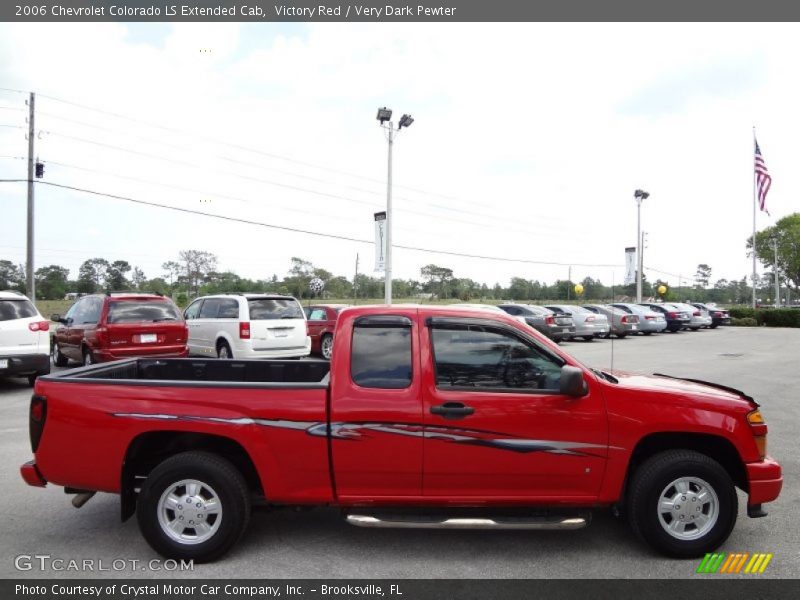 Victory Red / Very Dark Pewter 2006 Chevrolet Colorado LS Extended Cab